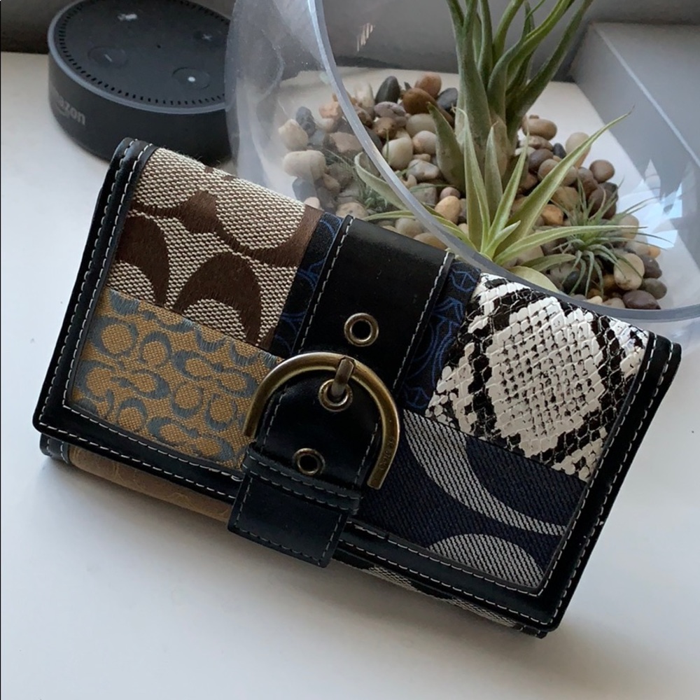 Coach Wallet with button closure